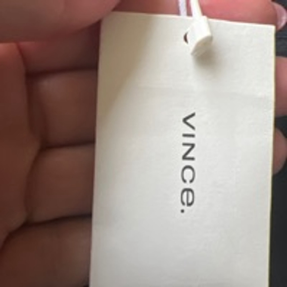 NWT Vince Black Ribbed Button Front Cardigan Size L - Picture 5 of 5